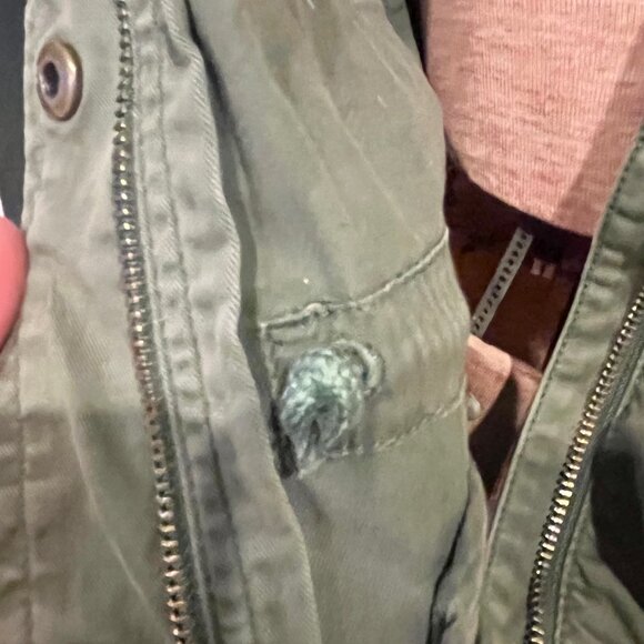 GAP Army Green Utility Field Jacket M - Picture 4 of 6